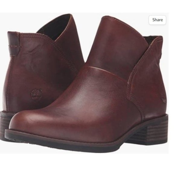 Timberland Shoes - Timberland Ortholite BECKWITH Women’s Size 8 Side Zip BOOTS Brown A18YU